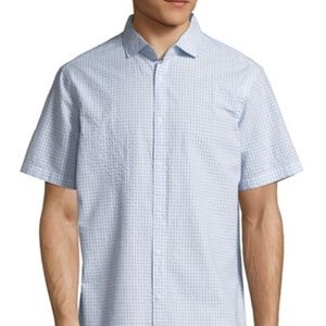 Black Brown 1826 Plaid Seersucker Shirt